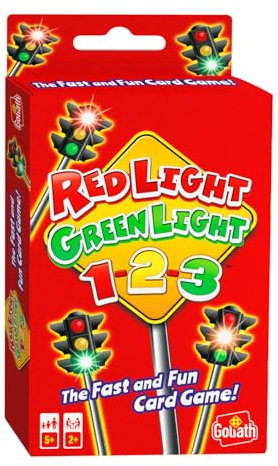 Goliath Games Red Light Green Light - Juego de Cartas a Partir de 5 años, Juego Familiar para 2 Jugadores