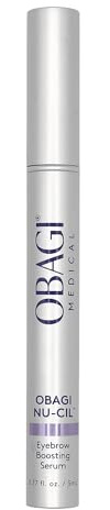 Obagi Nu-Cil Eyebrow Boosting Serum – Nourishing Brow Serum with Biotin & Hyaluronic Acid for Fuller Looking Eyebrows – 0.17 oz