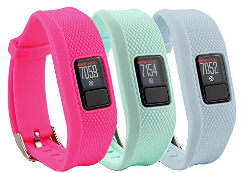 honecumi Ersatz für Garmin Vivofit JR 2 Armband/Vivofit JR Armband/Vivofit 3 Armband für Kids, Silikon Vivofit JR/Vivofit JR 2/Vivofit 3 Sport Ersatzband Wechselarmband Uhrenarmband Band Zubehör