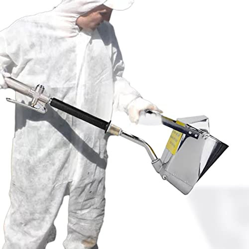 Betonspritzmaschine, Wandfarbspritzgeräte für Innen und Außen, 4-Strahl-Spritzgerät für Putz und Stuck, pneumatische Zementmörtelmaschine mit Abdeckung zum Streichen von Wänden und Decken
