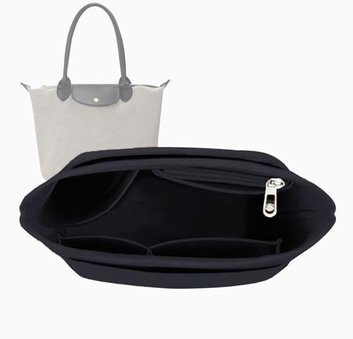 Lckaey Y012-darkgrey-L Geldbörsen-Organizer für Le Pliage, Größe L