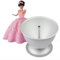 Puppen Kleid Kuchen Pfanne, Prinzessin Rock Kuchen Form, Nicht Stock Aluminium Halbkreis Dessert Back Zubehör für die Dekoration