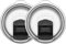 Gteller 2 Pack Magnetic Slider Replacement Lid for 20 oz 30 oz Tumbler,Sliding Closure Slip Cover Spill Proof Splash Resistant (30oz Black)