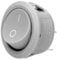 Miratic Interruptor Basculante Redondo - Ideal para Circuitos y Controles Fiables - Corriente: 6, 10A - Tensión de alimentación: 230V (Gris)
