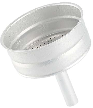 perfk Entonnoir pour cafetière, Entonnoir pour cafetière, Filtre pour cafetière Expresso Portable, pour Accessoires de pièces de cafetière, 3 Tasses