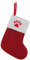 Wambere 1 Stück Gestrickt Weihnachtsstrumpf Weihnachtssocken Deko Weihnachten Strumpf Weihnachtssocke Kamin Nikolausstiefel Nikolausstrumpf für Weihnachtsdekoration Weihnachtsbaumschmuck,Fußabdruck