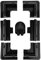 Hicello 7PCS Solar Panel Mounting Brackets Kit Corner Solar Double Cable Entry Gland Waterproof ABS UV-Resistant Used on Roofs of RV Boats Caravans Marine Trailer