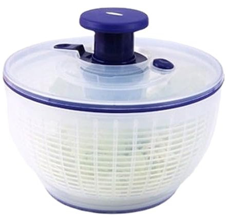 ARTBE Fruit Cleaner Spinner, 8 Inch Vegetables And Fruits Spinner, Salad Spinner, Portable Press Type Fruit Washer Bowl And Salad Spinner Fruit And Vegetable Scrubber For Vegetable And Pasta