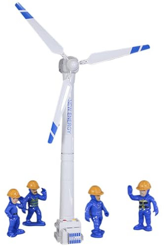 Juguete turbina eólica 1 juego de 16.5 pulgadas mini turbina eólica modelo de turbina eólica rotativa turbina eólica portátil desmontable para niños