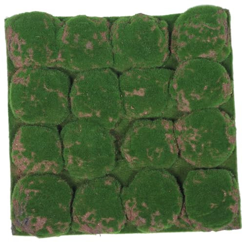 Garneck Künstliche Moosmatte Ornament Lebensechter Moosrasen Dekorative Kunstrasen-szenen-Layout-Requisite 50 X 50 cm Zufälliger Stil