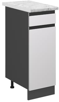 Vicco Mueble bajo de Cocina R-Line, Blanco, 30 cm