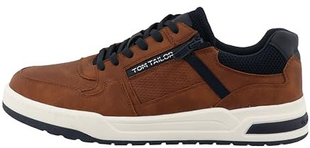 Tom Tailor Herren 9580010003 Sneaker, Cognac, 44 EU