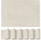 Artoid Mode Woven Beige PVC Platzsets 6er Set, 30x45cm Tischsets Waschbar Schmutzabweisend Hitzebeständig Platzdeckchen Innen Küche Deko