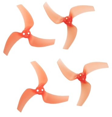 Gemfan 3032 3-Blades Propeller CW CCW PC Paddel für RC Drohne Quadcopter Zubehör DIY Teile (Orange)