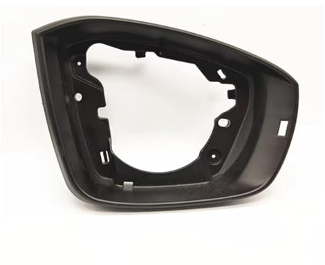 Spiegelkappe Für Skoda Für Octavia 2014-2017 Für VW Für T-ROC 2018-2021 Rückspiegelgehäuserahmen Kfz-Seitenspiegelrahmenhalter Spiegelkappen(Black-Right)