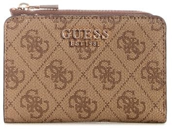 GUESS Portafoglio da donna Laurel II con cerniera, Logo Latte, taglia unica