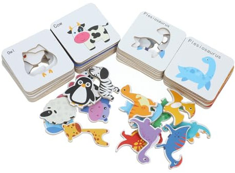 Warmhm 1 Satz Passende Rätsel Tierische Rätsel Tiere Rätseln Bildungsspielzeug Kinderspielzeug Rätsel Für Kleinkinder Puzzlespielzeug Passendes Puzzle Kinderpuzzle Papier