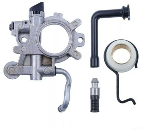 Oliatore completo per pompa dell'olio con kit ingranaggi a vite senza fine per esigenze di manutenzione della motosega MS440 e 044