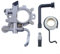 Oliatore completo per pompa dell'olio con kit ingranaggi a vite senza fine per esigenze di manutenzione della motosega MS440 e 044