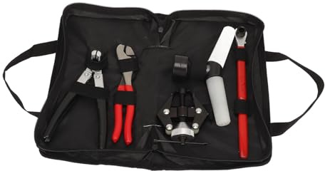Yctze 6PCS -Batterie -Service Tool Kit mit Klemmheber, Zange, Bürste und Tragbarer Aufbewahrungstasche für die Einfache Wartung von Autos