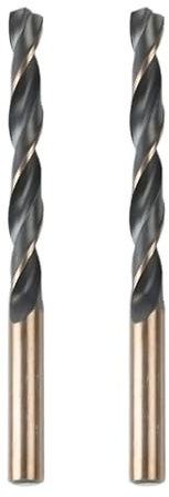 Misuyue 2pcs Metal Drill Bits, 13.5mm HSS Carbide Jobber Drill Bit Sets | Twist Drill Bit for Metal Stainless Steel Aluminum Alloy, Wood Drill Bits