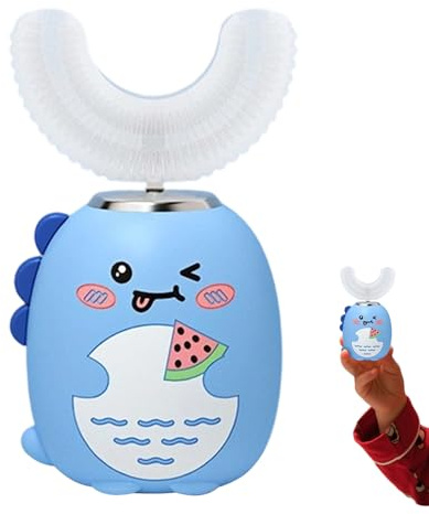 Brosse à dents automatique pour | Minuteur de 120 secondes 3 modes, brosse à dents de nettoyage automatique – pour prévenir les caries âgés de 2 à 6 ans, garçons, filles, soins