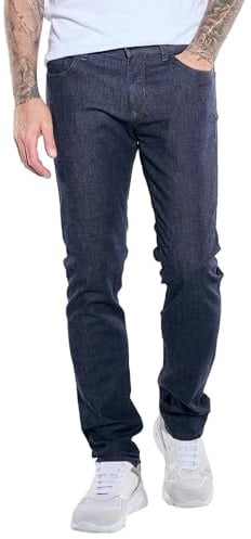 emilio adani Herren Jeans mit dunkler Waschung, Marineblau