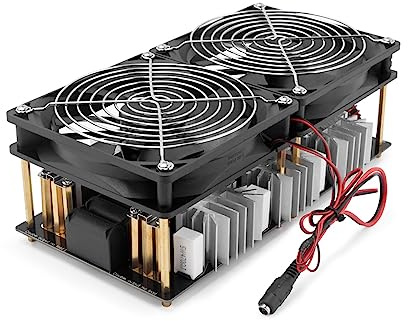 Mtlavishness 2500W Max 50A ZVS Induction Heating PCB with Coil Crucible and Pump - Efficient Heating Stable Performance for Metal Processing Jewelry Making and DIY Projects