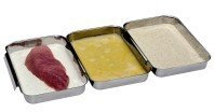 CHG Panier-Set 3tlg. 23 x 15 x 3 cm Edelstahl