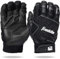 Franklin Sports MLB Schlaghandschuhe – 2nd Skinz Jugend Schlaghandschuhe – Baseball + Softball-Ausrüstung – Kinder Schwarz Paar – Jugendliche, Größe L