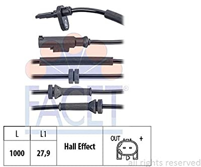 FACET ABS-Sensor 21.0143 1000mm