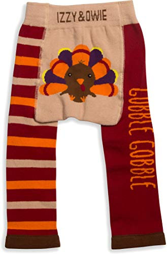 Pavilion Gift Company Izzy & Owie-Turkey Thanksgiving - brown - 6-12 months