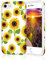 ZQ-Link iPhone 7 Case for Girls, iPhone 8 Case, Cute Slim Fit Shockproof Glossy TPU Soft Rubber Silicone Cover Phone Case for Apple iPhone 7 / iPhone 8 Yellow Sunflowers