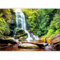 murando - Papier peint panoramique moderne 400x280 cm - Revêtement mural décoration pour chambre salon - Design moderne - Vert gris beige jaune - Nature paysage rivière l'eau cascade 10110903-41