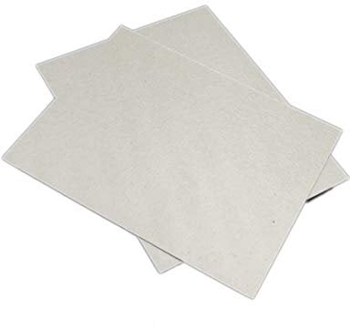 2 PCS DIY pueden cortar la pieza de mica del horno de microondas, adecuado para horno de microondas con plato giratorio 99%, bloque de horno de microondas de tipo espesante, 12CMx15CM