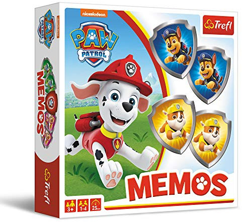 Trefl Memos Psi Patrol Familienspiel für Kinder ab 3 Jahren
