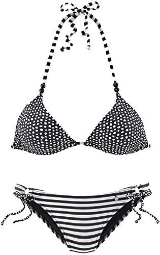 s.Oliver Damen Triangel Bikini (Weiß, 38A-B)