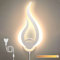 Lightess LED Wandlampe mit Stecker Schalter Wandleuchte Innen mit kabel Dimmbar Lampe Wall Light with Plug Weiß Treppenhaus Beleuchtung für Schalfzimmer Flur Wohnzimmer Kinderzimmer, Warmweiss
