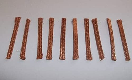Greenhills Scalextric & Slot Car Standard 100% Copper Pick Up Braids/Brushes x 10 - New - G2289