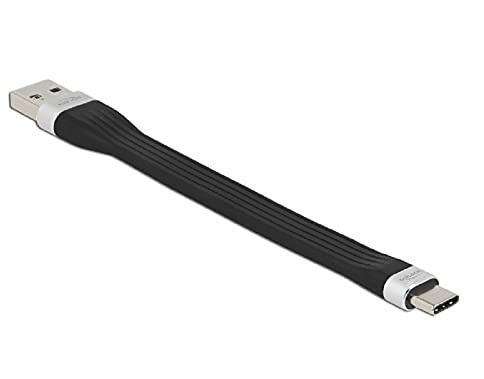 Delock USB 3.2 Gen 1 FPC Flachbandkabel USB Typ-A zu USB Type-C™ 13,5 cm PD 3 A