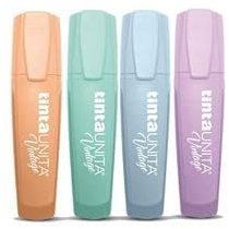 Tinta Unita Evidenziatore Pastello impugnatura Soft conf. 5pz colori assortiti