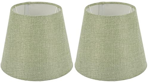 OSALADI Tischplatte Für Stoffschirm-Clip Bodentrommel- In Barrel Light Lampshade Wall Tapered Dekorative Lampe Small Clip-Room Cover Rustic E Chandelier cm Cloth Desktop