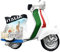 Italien 3D Motorrad Kühlschrankmagnet Souvenir Geschenk, Kunstharz, handgefertigt, Italien, Kühlschrankmagnet, für Zuhause und Küche