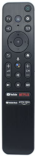 RMF-TX800P Voice Remote Control Replacement for Sony 4K TV A80K X80K X81K X85K X90K X95K Series KD-55X80K KD-65X80K KD-75X80K KD-43X81K KD-43X85K KD-50X85K KD-55X85K KD-65X85K KD-75X85K KD-85X85K