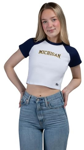 HYPE AND VICE Michigan Homerun Tee, Marineblau, Klein