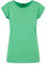 Build Your Brand By021-ladies Extended Shoulder Tee, Maglietta Donna, Verde Fresh Green, XL