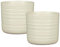 Scheurich Cottage, Blumentopf 2er Set aus Keramik, Farbe: Silent Green, 16,6 cm Durchmesser, 15,3 cm hoch, 2,6 l Vol.