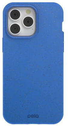 Pela Schutzhülle für iPhone 14 Pro Max, elektrisches Blau, umweltfreundliche Schutzhülle, kompatibel mit iPhone 14 Pro Max