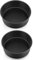 Joyfair Deep Cake Tin Set of 2, Non-Stick Stainless Steel Cake Tin, Christmas Birthday Wedding Cake Mould Pan for Baking Roasting Serving, Rust Resistant & Easy Clean, (6 Inch, Black)