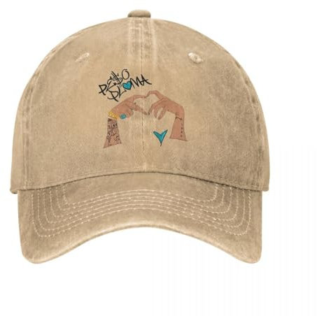 LYLQSSYS Peso Pluma Tour Baseballkappe Outfit Vintage Distressed Baumwolle Cool Herz Papa Hut Unisex Outdoor Sommer Geschenk Outdoor Geschenke Outdoor Geschenke